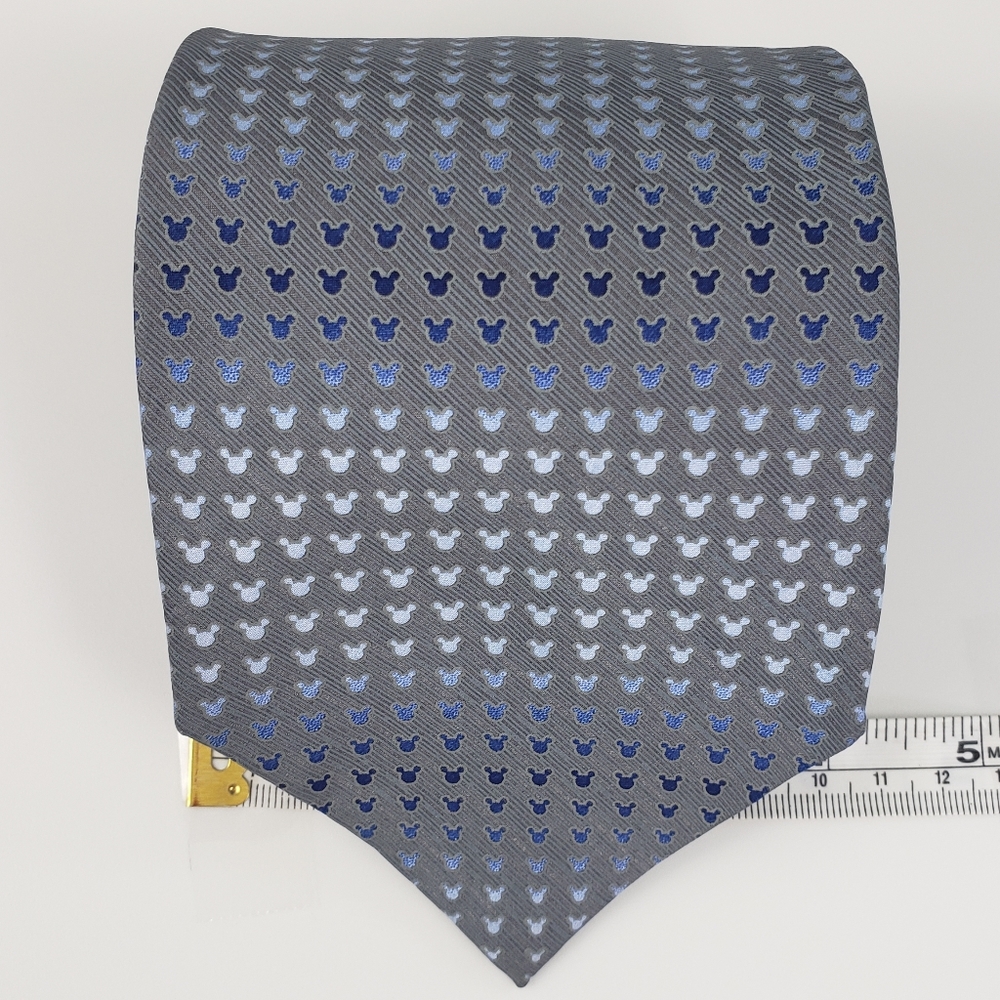 Disney tie. Blue with Mickey mouse print.